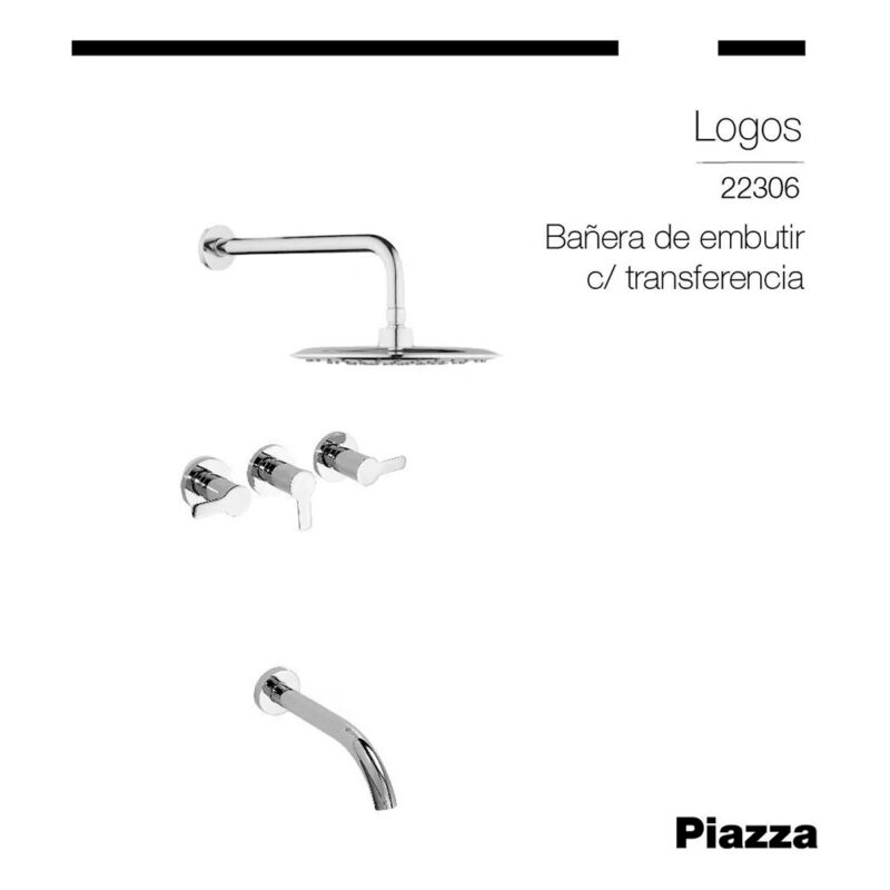 PIAZZA LOGOS BAÑERA C/TRANFERENCIA 22306