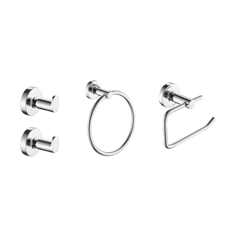 PIAZZA SENSUS ACCESORIOS 4 PZAS CROMO