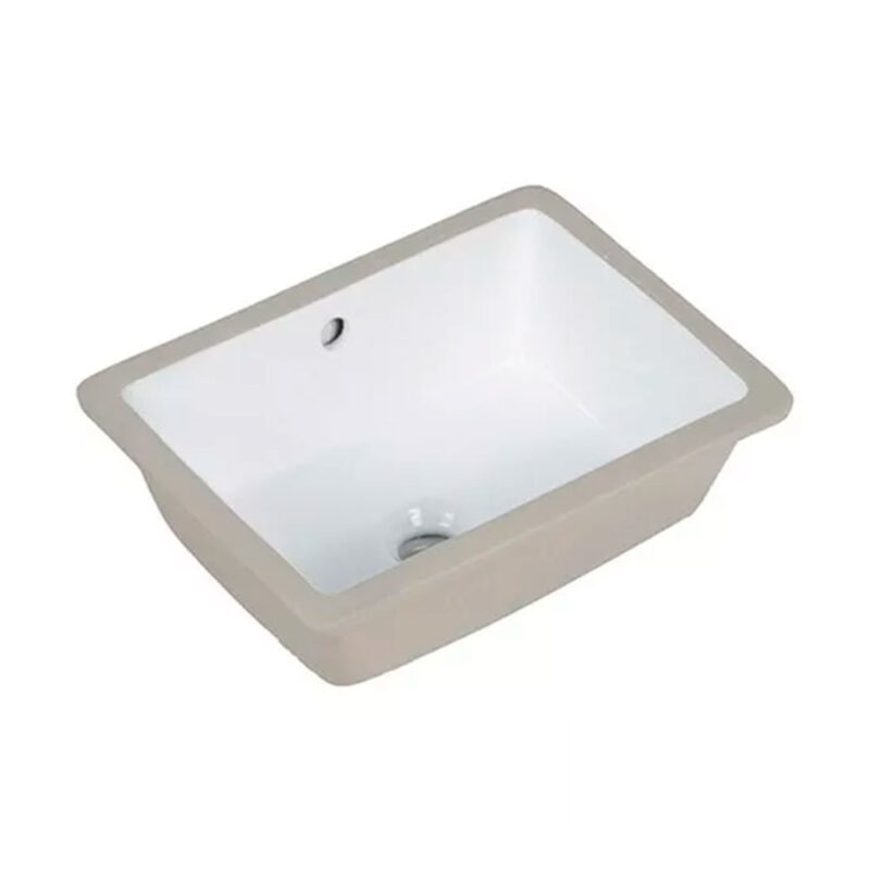 Lavatorio Bacha Baño Bajo Mesada Pileta Rectangular Piazza