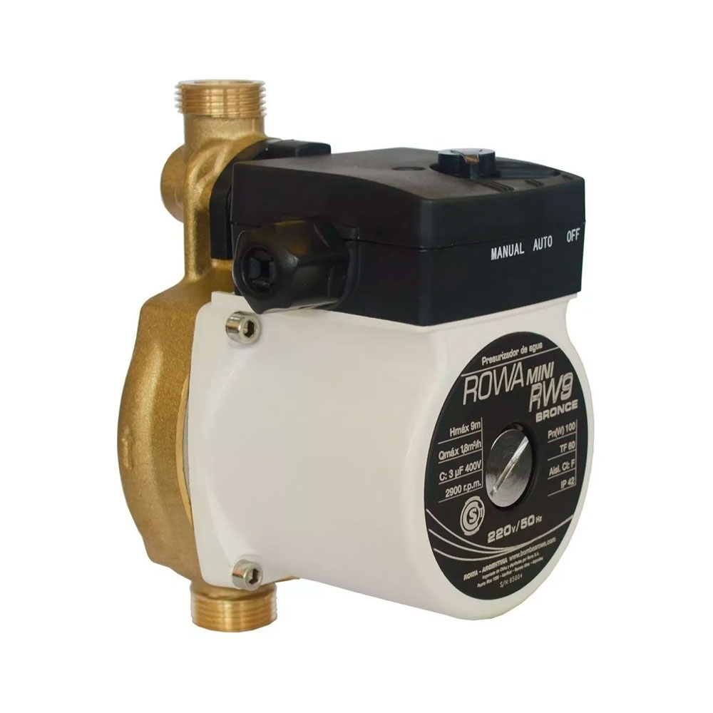 Bomba Presurizadora Rowa Sfl Mini Rw9 0.13hp - 220v