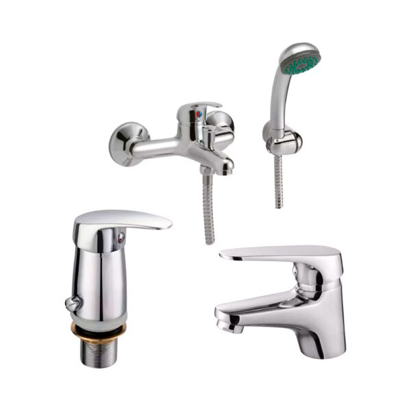 Griferia Gloa Obi Monocomando Baño Completo