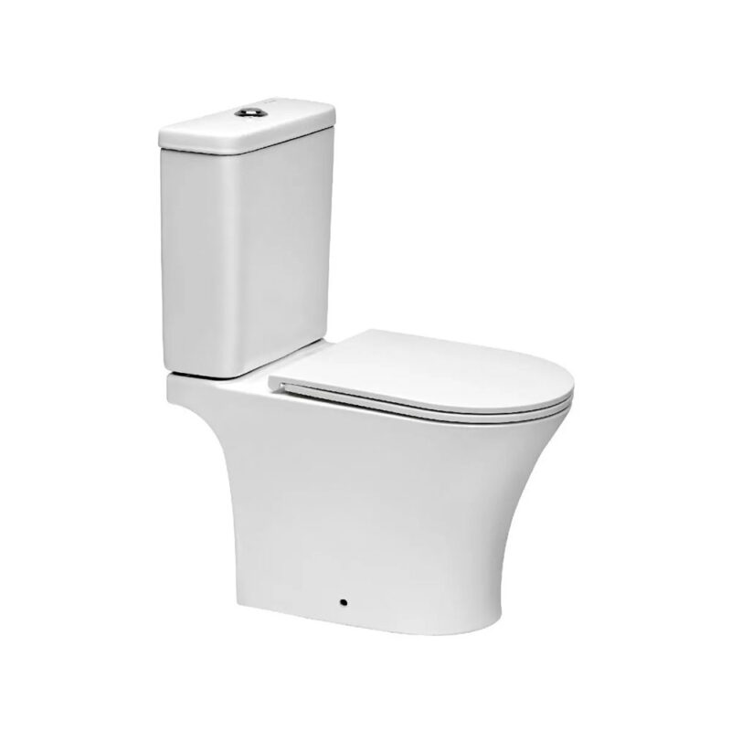 Inodoro Largo Apoyo Con Deposito Dual Y Tapa Piazza Abruzzo