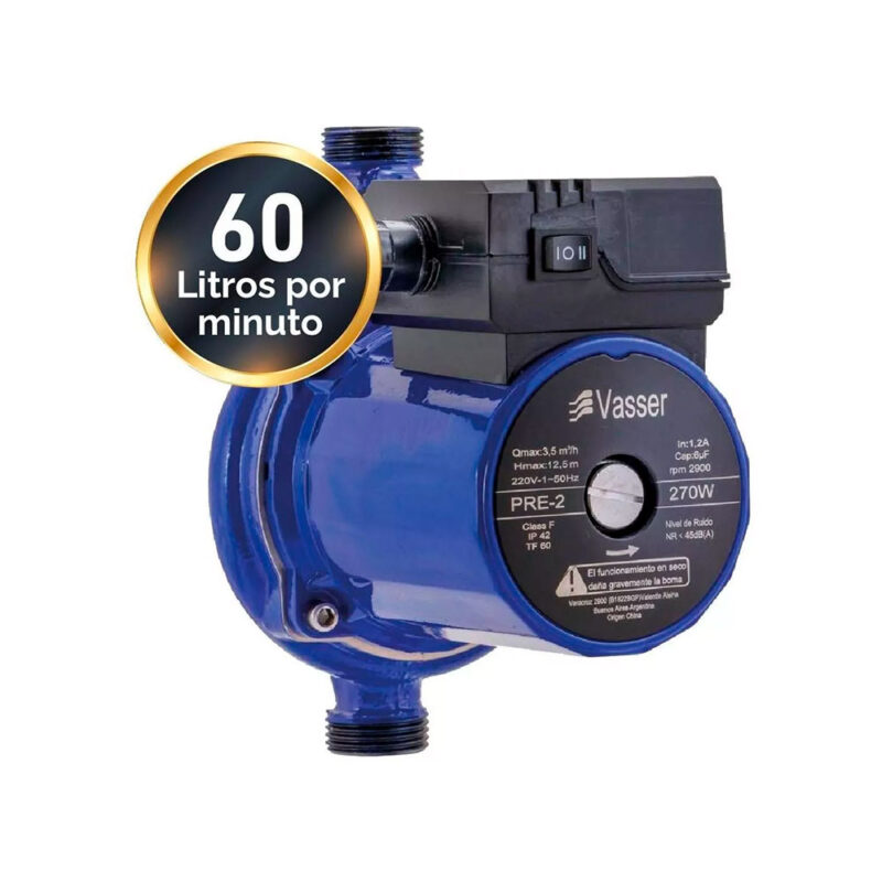Bomba Presurizadora Vasser Pre2 270 Watts