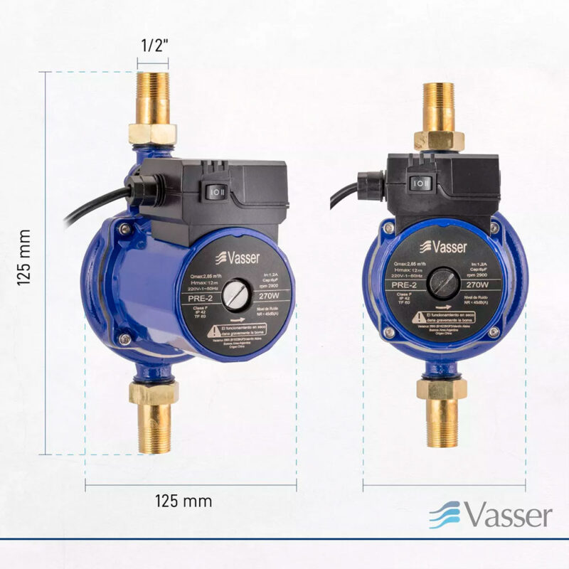 Bomba Presurizadora Vasser Pre2 270 Watts