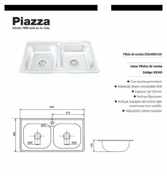 Pileta Piazza