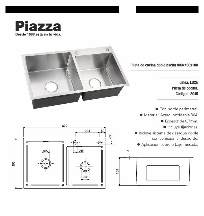 Pileta Piazza