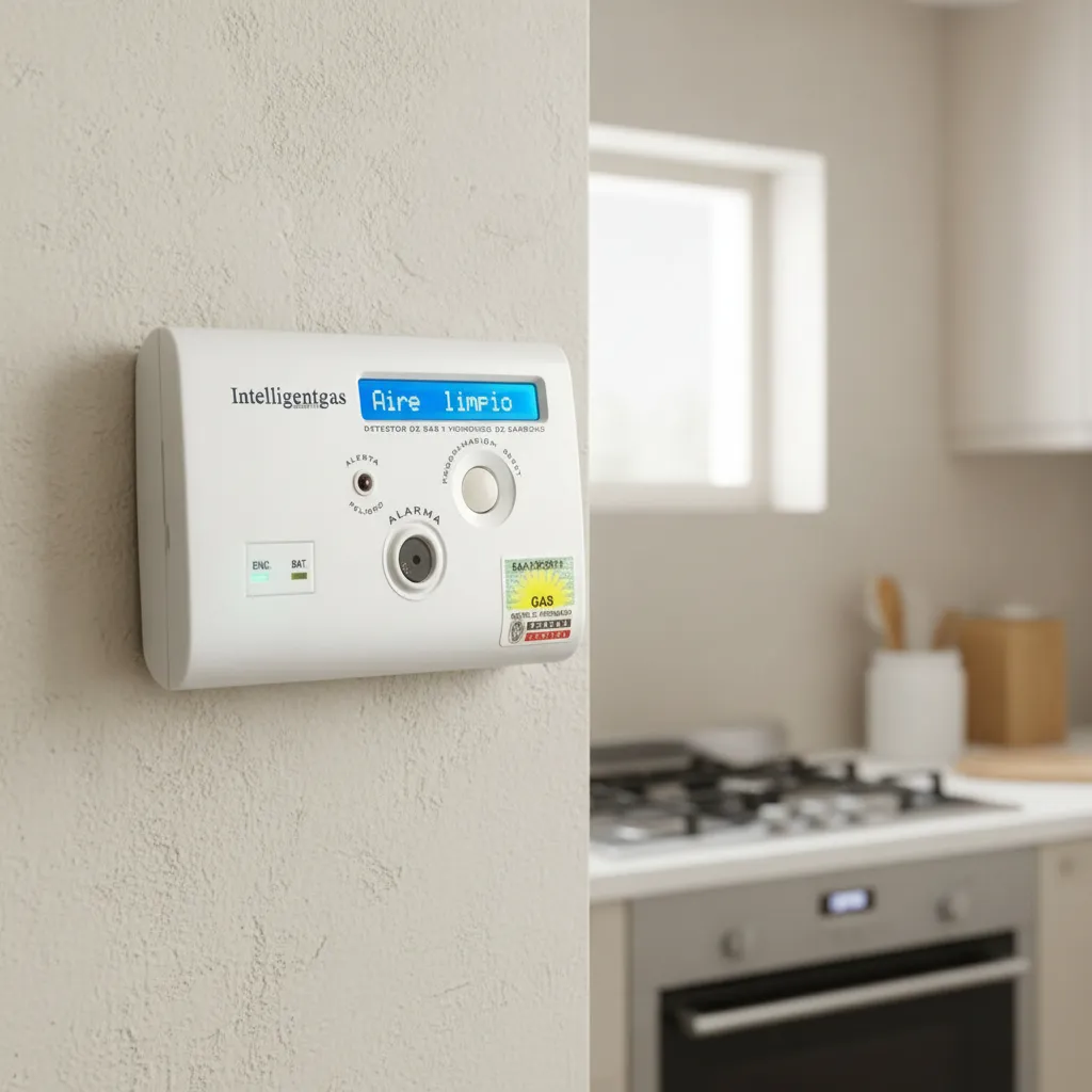 Detector De Fuga De Gas Y De Monoxido Con Alarma Aprobado